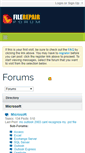 Mobile Screenshot of filerepairforum.com